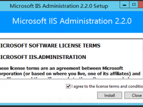IIS Manager 安装配置，IIS监控安装