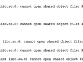error while loading shared libraries: libc.so.6 误删除libc.so.6急救办法,