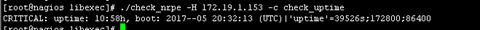 Nrpe windos系统启动时间监控，指定报警阀值-图片1