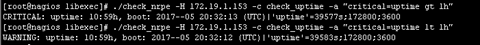 Nrpe windos系统启动时间监控，指定报警阀值-图片2