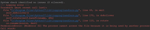 Django在使用logging日志模块时报错无法操作文件PermissionError: [WinError 32]-图片1